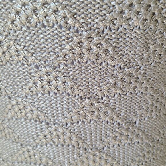 Moth Anthropologie Gold Metallic Sleeveless Tank Top Tunic Sweater Size XS - Picture 3 of 10